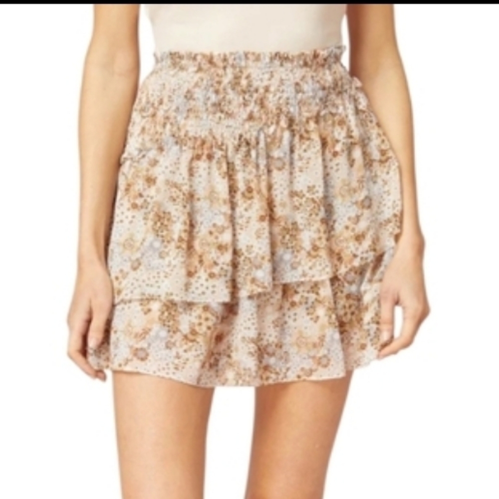 Women's Entro Smocked Waist Skirt Sz Medium